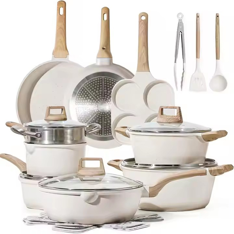 Granite Nonstick Pots And Pans Set Cookware Set Induction Bottom