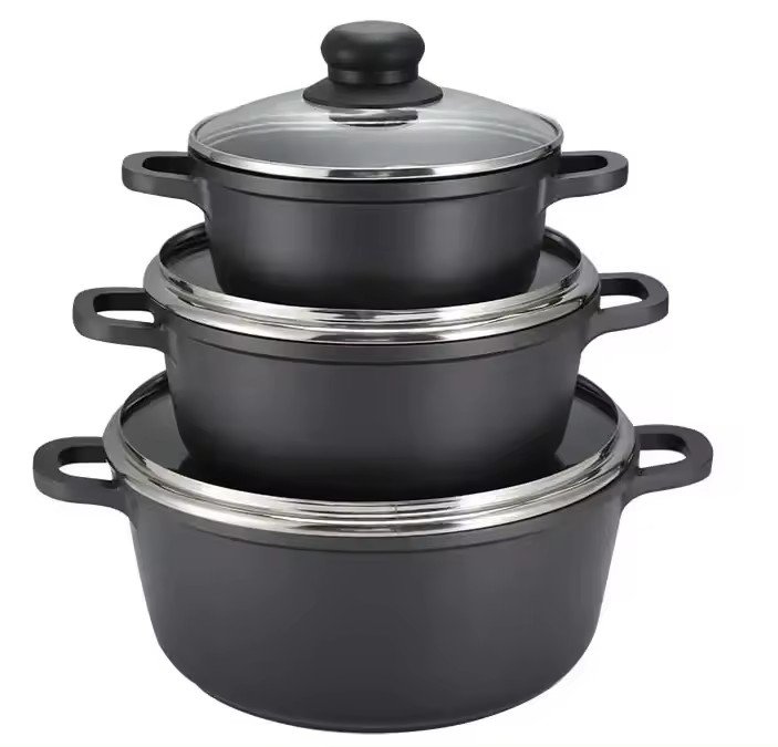 Non Stick Cookware Customized Aluminum Pans And Pots Set