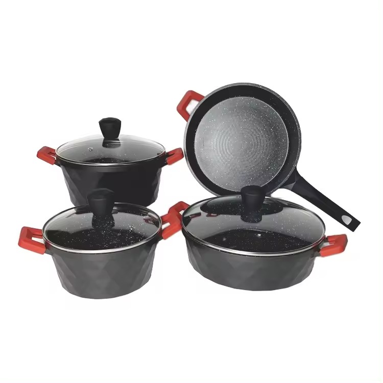 Customized Non Stick Cookware Pans And Pots Set