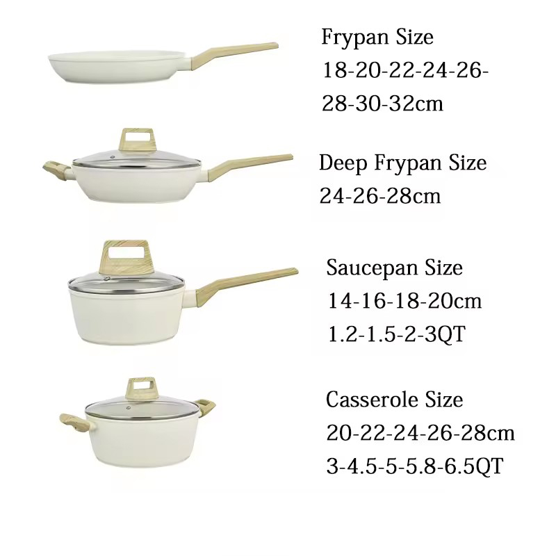 Pots and Pans Set Nonstick Cookware