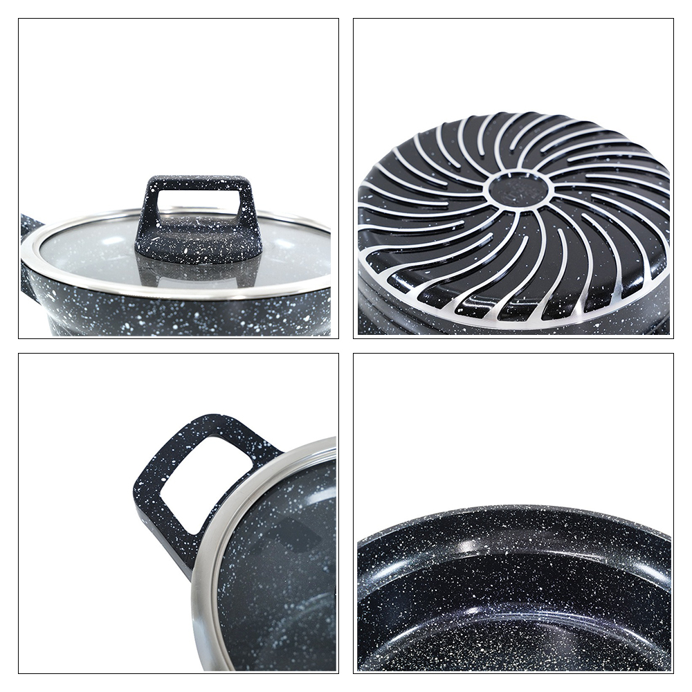 Die-casting Kitchenware Aluminum Cookware Sets