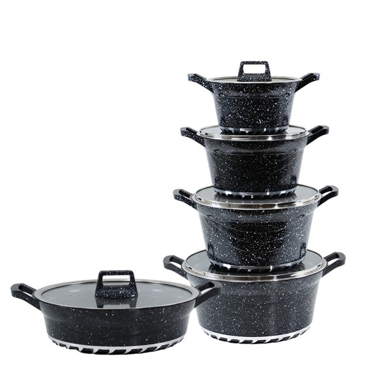 Die-casting Kitchenware Aluminum Cookware Sets