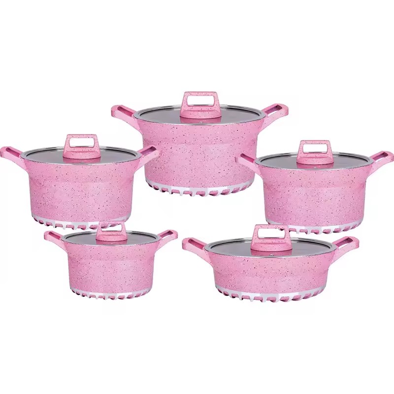 Die-casting Kitchenware Aluminum Cookware Sets