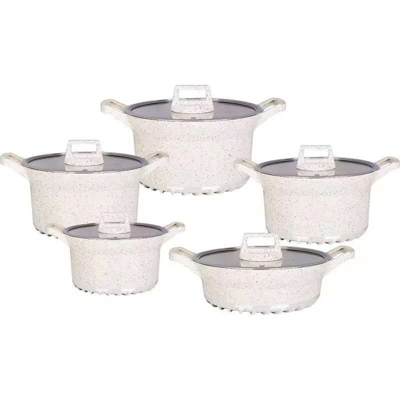 Die-casting Kitchenware Aluminum Cookware Sets