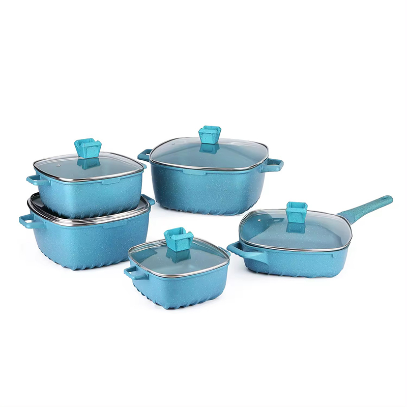 Maifan Stone Soup Pot Square Cooking Pot Set