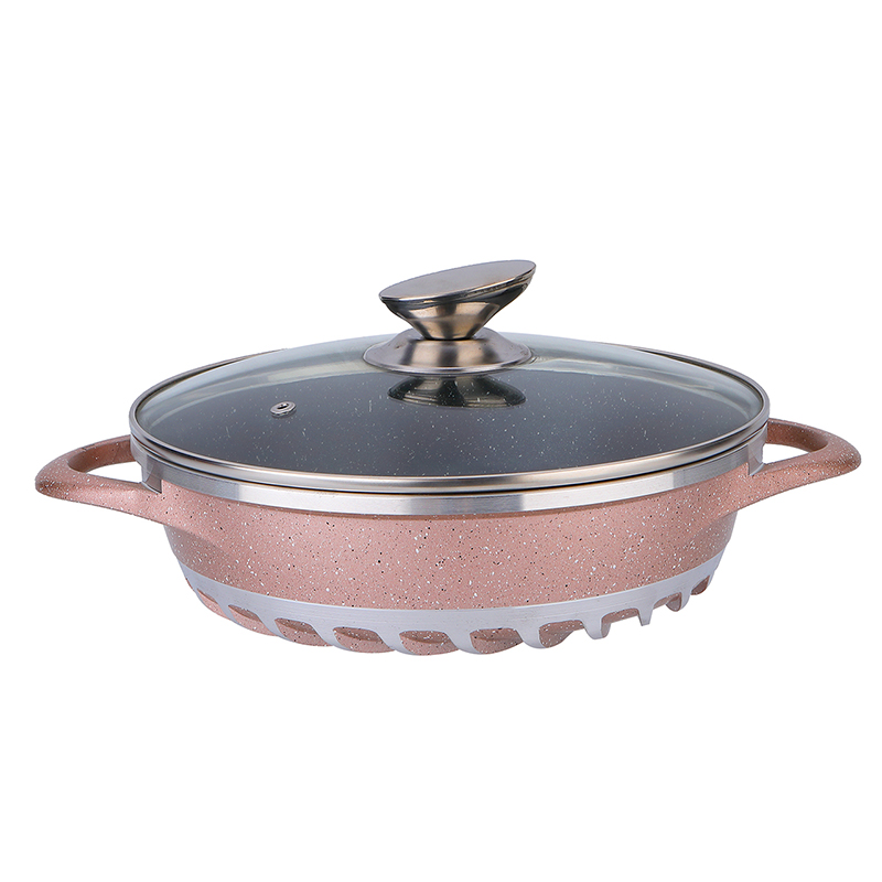 Kicthen Pot Cookware Sets with Marble Coating