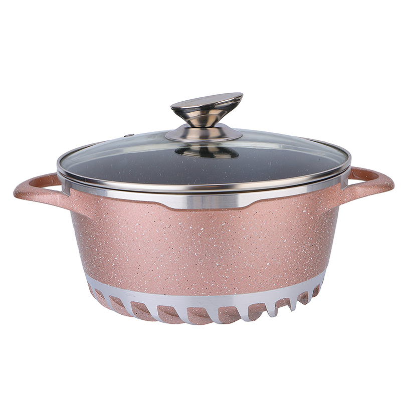 Kicthen Pot Cookware Sets with Marble Coating