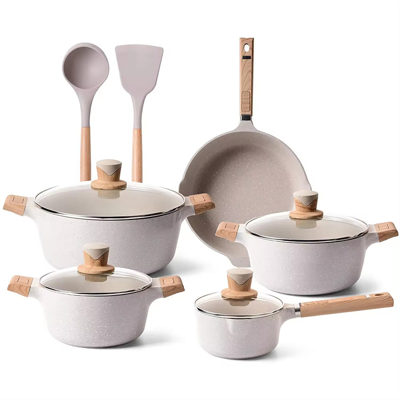 Nonstick Pans and Pots Sets with Induction Bottom