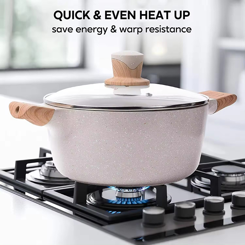 Nonstick Pans and Pots Sets with Induction Bottom