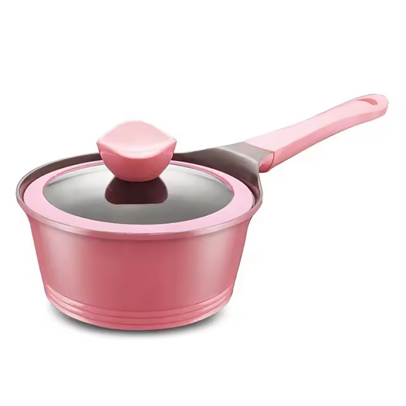 Ceramic Coated Cookware Set with Silicone Glass Lid